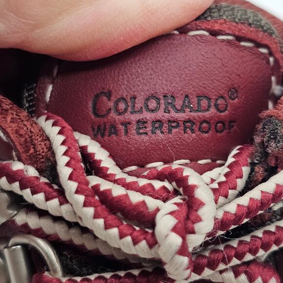 Colorado Baby Hiking Boots | Lace-Up | Brick Red New | Durable Outdoor Footwear - Picture 5 of 7